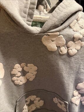 Gray Denim Tears Hoodie